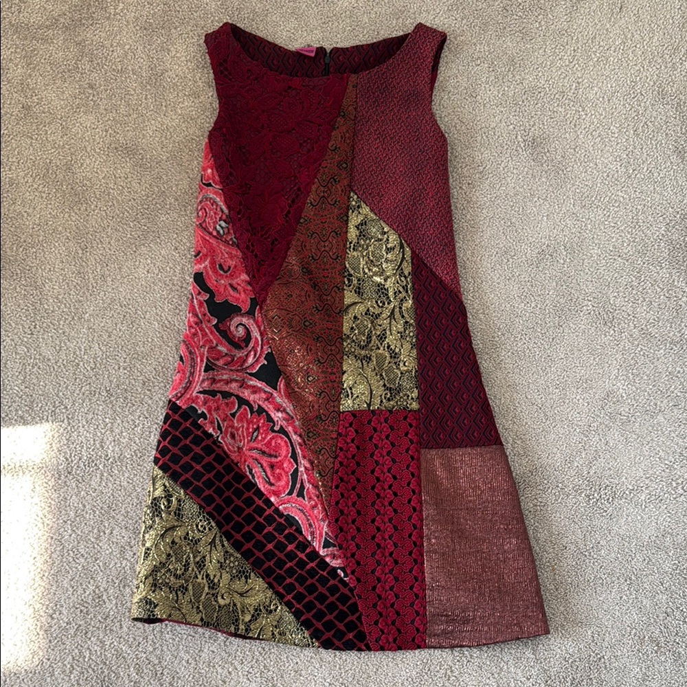 Save the Queen Elegant Patchwork Dress